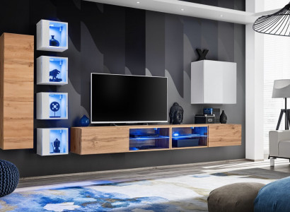 Designer modern furniture wall shelves TV stand wall cabinet hanging cabinet wood furniture.